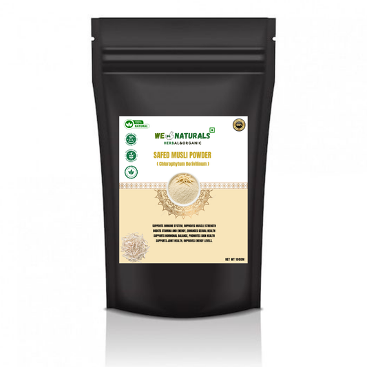 Safed Musli Herbal Powder – Energy, Vitality, & Wellness Supplement