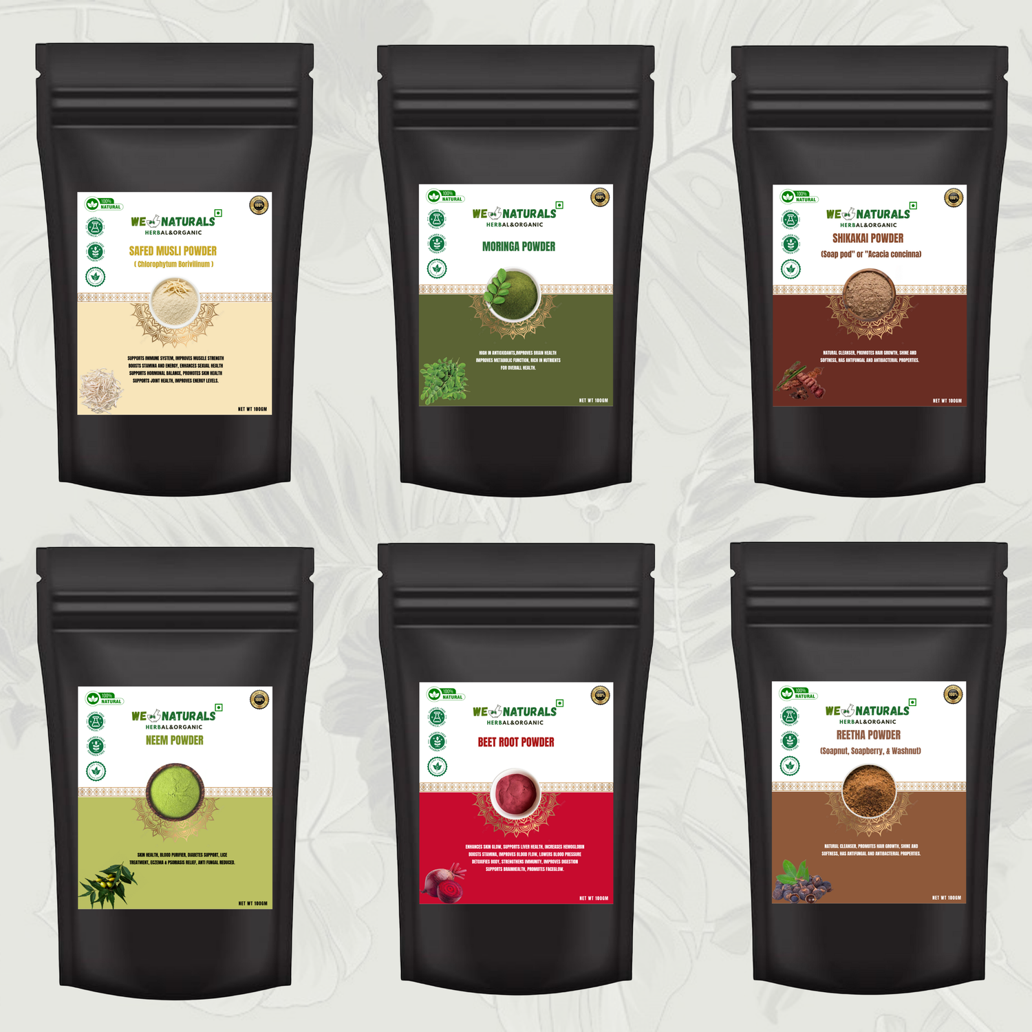 Top 5 Herbal Powders