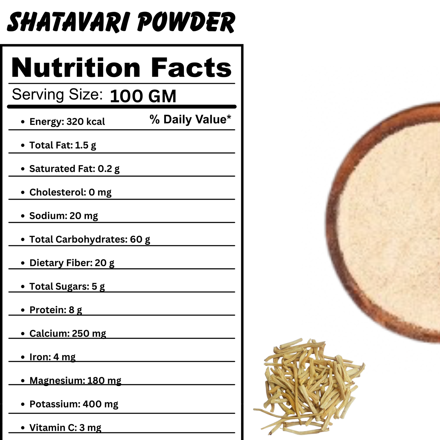 Organic Shatavari Powder – Women's & Man's Wellness & Hormonal Balance