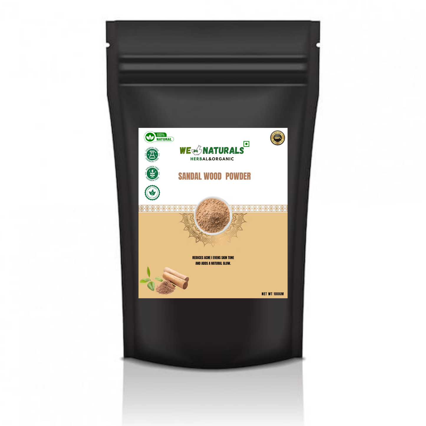 Sandalwood Face Pack Powder – For Clear, Bright & Soft Skin